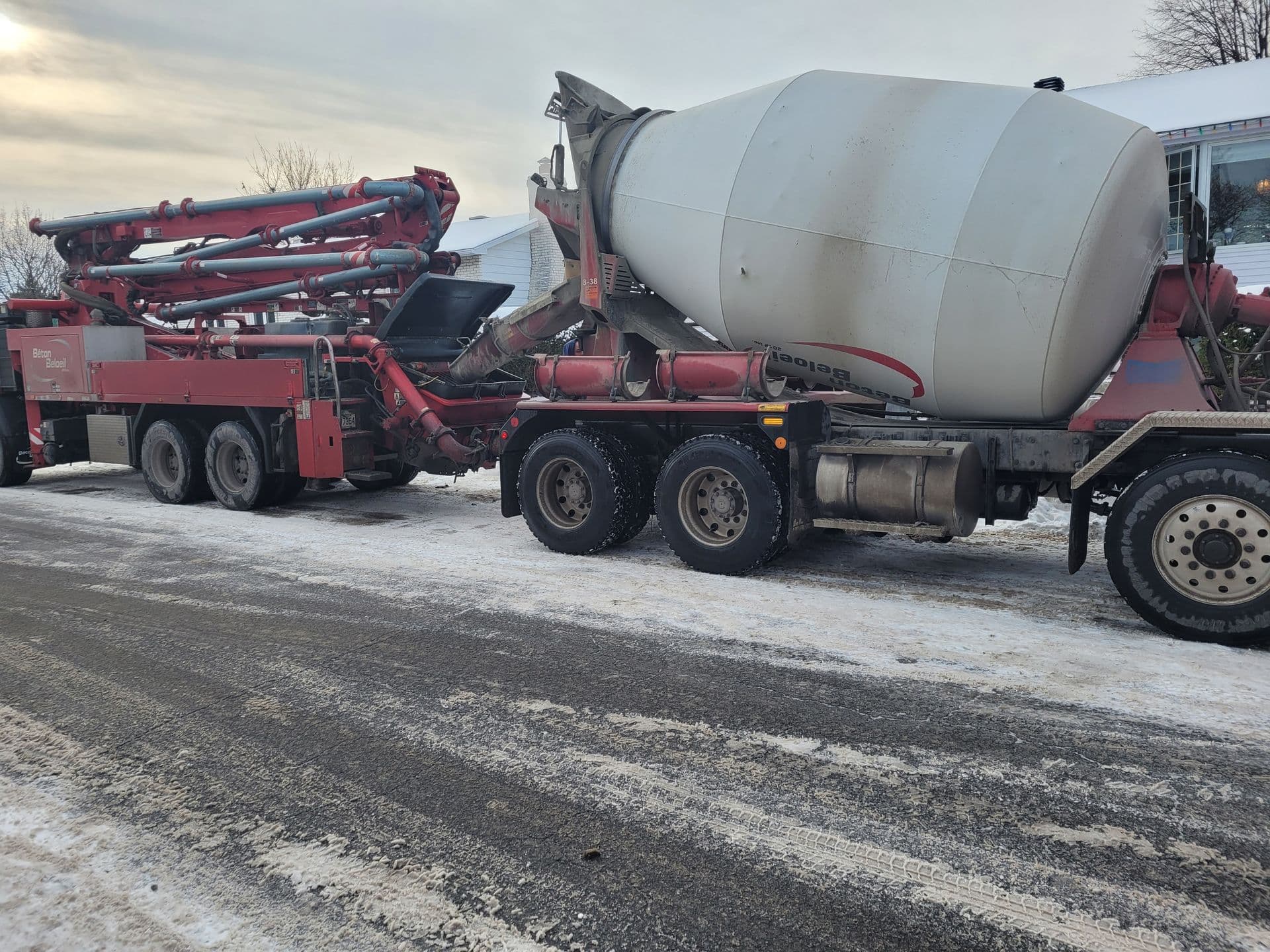 Travaux de réfection de dalle
