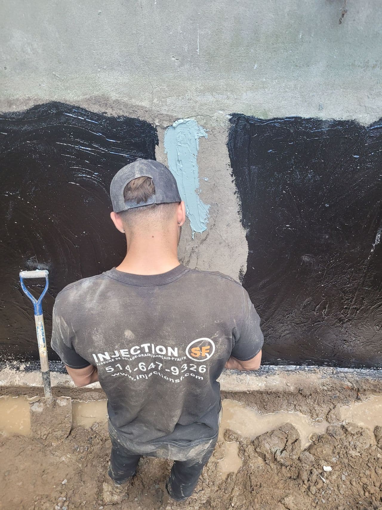 Inspection de fondation