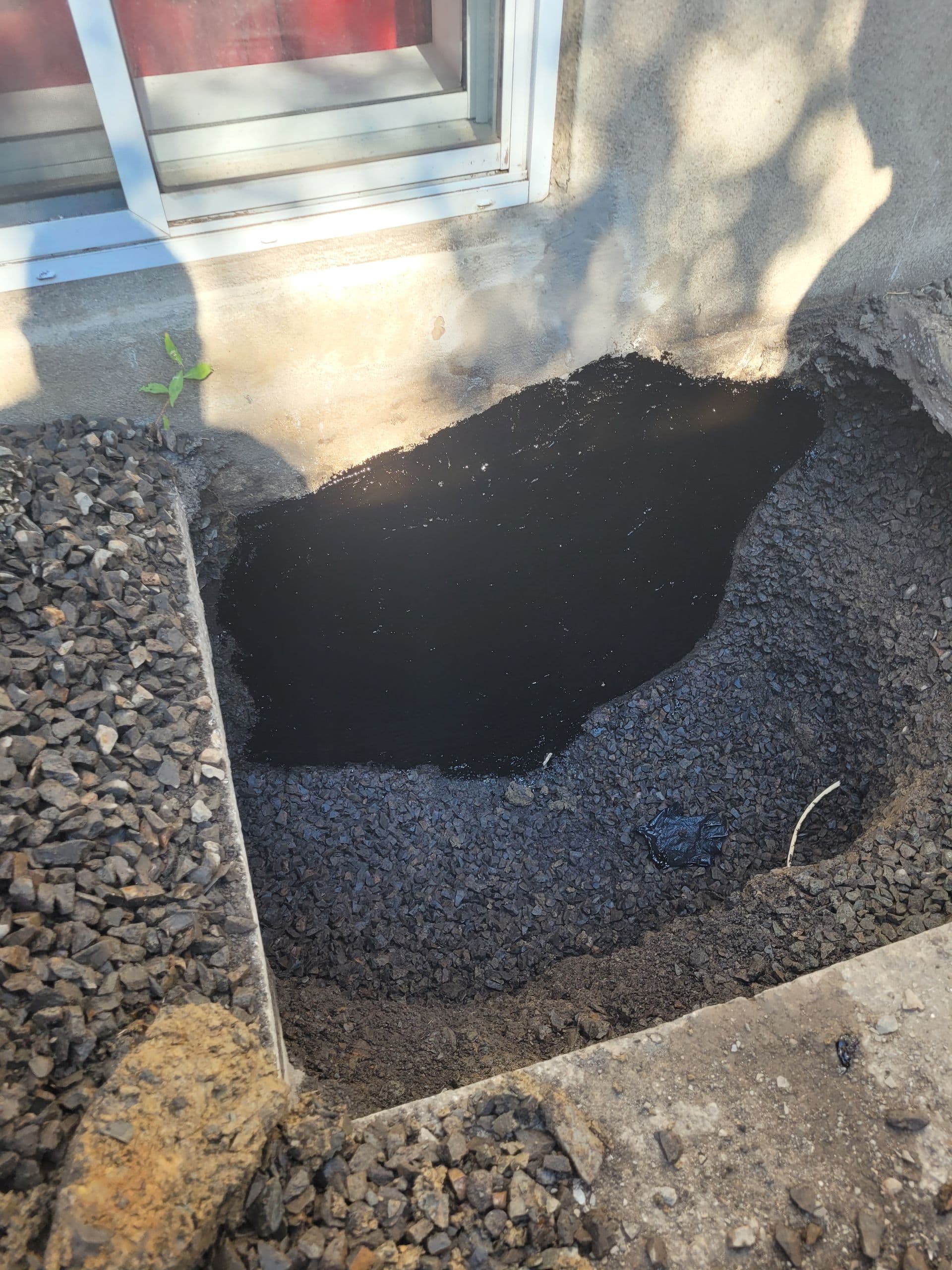 Fissure de fondation scellée